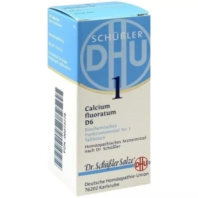 BIOCHEMIE DHU 1 Calcium fluoratum D 6 tabletter, 80 stk BIOCHEMIE DHU 1 Calcium fluoratum D 6 tabletter, 80 stk