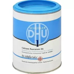 BIOCHEMIE DHU 1 Calcium fluoratum D 6 tabletter, 1000 stk