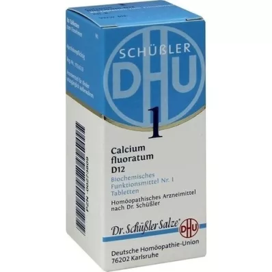 BIOCHEMIE DHU 1 Calcium fluoratum D 12 tabletter, 80 stk BIOCHEMIE DHU 1 Calcium fluoratum D 12 tabletter, 80 stk