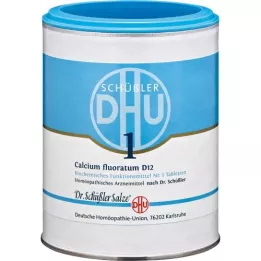 BIOCHEMIE DHU 1 Calcium fluoratum D 12 tabletter, 1000 stykker