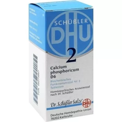 BIOCHEMIE DHU 2 Calcium phosphoricum D 6 tabletter, 80 stk BIOCHEMIE DHU 2 Calcium phosphoricum D 6 tabletter, 80 stk