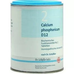 BIOCHEMIE DHU 2 Calcium phosphoricum D 12 tabletter, 1000 stykker