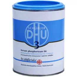 BIOCHEMIE DHU 3 Ferrum phosphoricum D 6 tabletter, 1000 stykker
