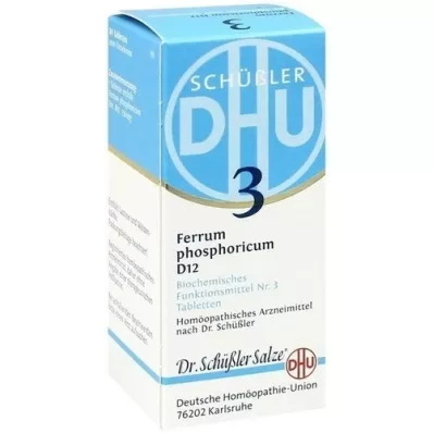 BIOCHEMIE DHU 3 Ferrum phosphoricum D 12 tabletter, 80 stk
