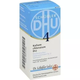 BIOCHEMIE DHU 4 Kaliumkloratum D 12 tabletter, 80 stk
