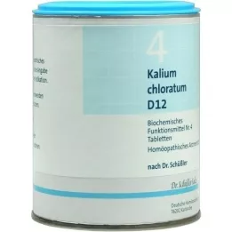 BIOCHEMIE DHU 4 kaliumkloratum D 12 tabletter, 1000 stykker