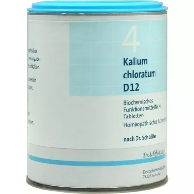 BIOCHEMIE DHU 4 kaliumkloratum D 12 tabletter, 1000 stykker BIOCHEMIE DHU 4 kaliumkloratum D 12 tabletter, 1000 stykker