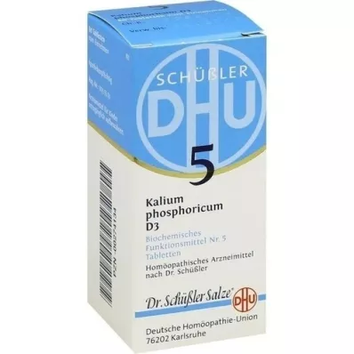 BIOCHEMIE DHU 5 Kalium phosphoricum D 3 tabletter, 80 stk BIOCHEMIE DHU 5 Kalium phosphoricum D 3 tabletter, 80 stk