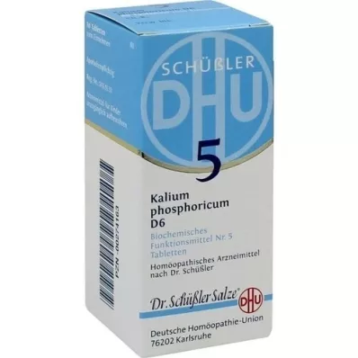 BIOCHEMIE DHU 5 Kalium phosphoricum D 6 tabletter, 80 stk BIOCHEMIE DHU 5 Kalium phosphoricum D 6 tabletter, 80 stk