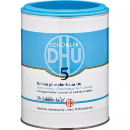 BIOCHEMIE DHU 5 Kaliumfosfor D 6 tabletter, 1000 tabletter
