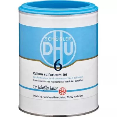 BIOCHEMIE DHU 6 Kalium sulfuricum D 6 tabletter, 1000 stk
