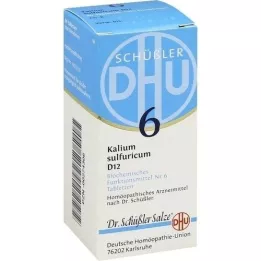 BIOCHEMIE DHU 6 kalium sulfuricum D 12 tabletter, 80 stk
