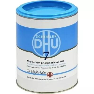 BIOCHEMIE DHU 7 Magnesium phosphoricum D 12 tabletter, 1000 stk