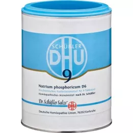BIOCHEMIE DHU 9 Natrum phosphoricum D 6 tabletter, 1000 stykker
