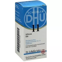 BIOCHEMIE DHU 11 Silicea D 6 tabletter, 80 stk