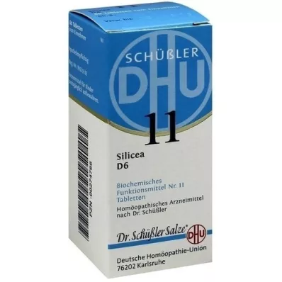 BIOCHEMIE DHU 11 Silicea D 6 tabletter, 80 stk BIOCHEMIE DHU 11 Silicea D 6 tabletter, 80 stk