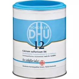 BIOCHEMIE DHU 12 Calcium sulfuricum D 6 tabletter, 1000 stykker