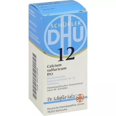 BIOCHEMIE DHU 12 Calcium sulfuricum D 12 tabletter, 80 stk BIOCHEMIE DHU 12 Calcium sulfuricum D 12 tabletter, 80 stk