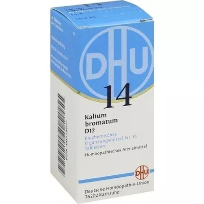 BIOCHEMIE DHU 14 Kalium bromatum D 12 tabletter, 80 stk BIOCHEMIE DHU 14 Kalium bromatum D 12 tabletter, 80 stk