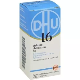BIOCHEMIE DHU 16 Lithium chloratum D 6 tabletter, 80 stk