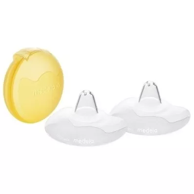 MEDELA Nippelskjold Kontakt L med oppbevaringsboks, 2 stk MEDELA Nippelskjold Kontakt L med oppbevaringsboks, 2 stk