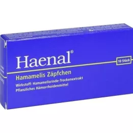 HAENAL Hamamelis stikkpiller, 10 stk