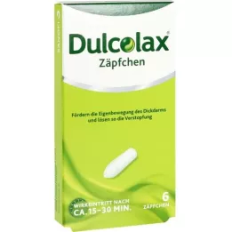 DULCOLAX Stikkpiller, 6 stk