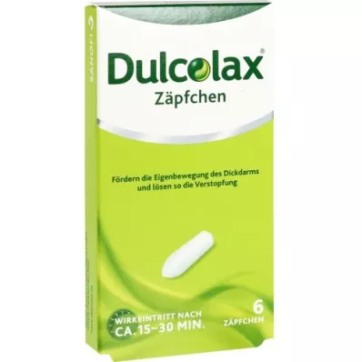 DULCOLAX Stikkpiller, 6 stk DULCOLAX Stikkpiller, 6 stk