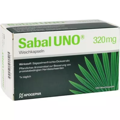 SABALUNO 320 mg myke kapsler, 120 stk SABALUNO 320 mg myke kapsler, 120 stk