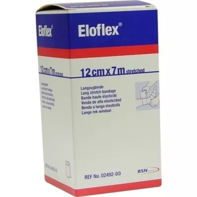 ELOFLEX Kompresjonsbandasje 12 cmx7 m, 1 stk ELOFLEX Kompresjonsbandasje 12 cmx7 m, 1 stk