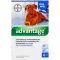 ADVANTAGE 400 oppløsningspipetter for hunder fra 25 kg, 1x4 stk