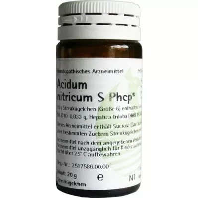 ACIDUM NITRICUM S Phcp-kuler, 20 g ACIDUM NITRICUM S Phcp-kuler, 20 g