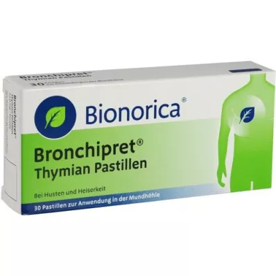 BRONCHIPRET Timianpastiller, 30 stk BRONCHIPRET Timianpastiller, 30 stk