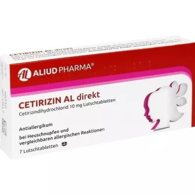 CETIRIZIN AL direkte pastiller, 7 stk CETIRIZIN AL direkte pastiller, 7 stk