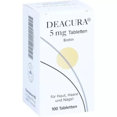 DEACURA 5 mg tabletter, 100 stk
