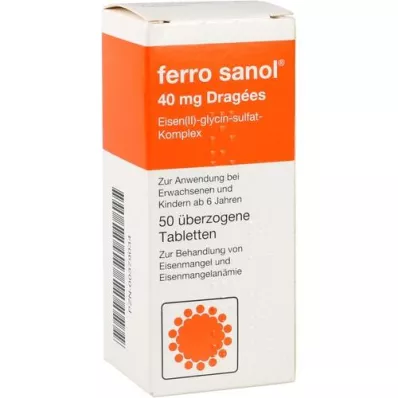 FERRO SANOL belagte tabletter, 50 stk