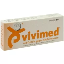 VIVIMED med koffein mot hodepinetabletter, 10 stk