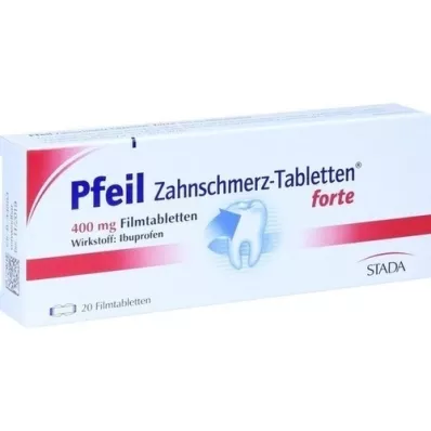 PFEIL Tannpinetabletter forte filmdrasjerte tabletter, 20 stk PFEIL Tannpinetabletter forte filmdrasjerte tabletter, 20 stk