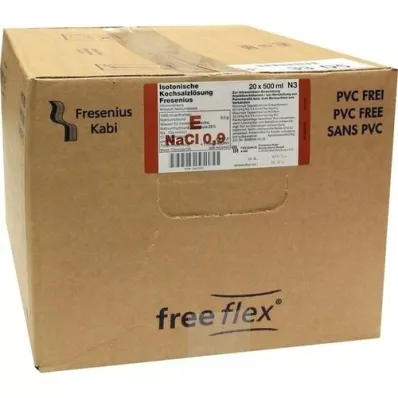ISOTONISCHE Saltoppløsning Fresenius freeflex, 20X500 ml