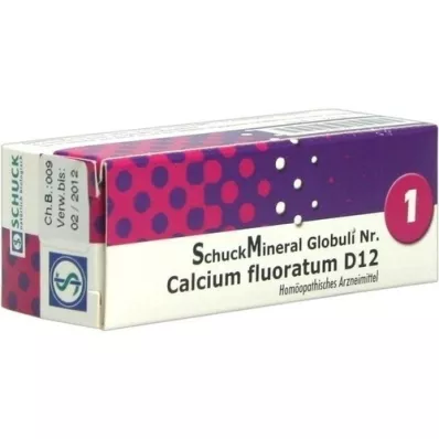 SCHUCKMINERAL Kuler 1 Kalsiumfluoratum D12, 7,5 g SCHUCKMINERAL Kuler 1 Kalsiumfluoratum D12, 7,5 g