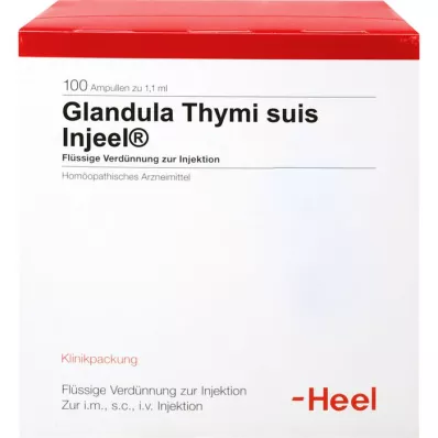 GLANDULA THYMI suis Injeel ampuller, 100 stk GLANDULA THYMI suis Injeel ampuller, 100 stk
