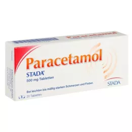 PARACETAMOL STADA 500 mg tabletter, 20 stk
