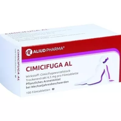 CIMICIFUGA AL Filmdrasjerte tabletter, 100 stk