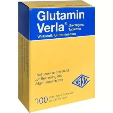 GLUTAMIN VERLA belagte tabletter, 100 stk