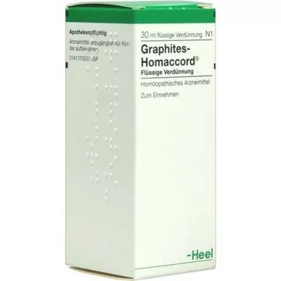 GRAPHITES HOMACCORD Dråper, 30 ml GRAPHITES HOMACCORD Dråper, 30 ml