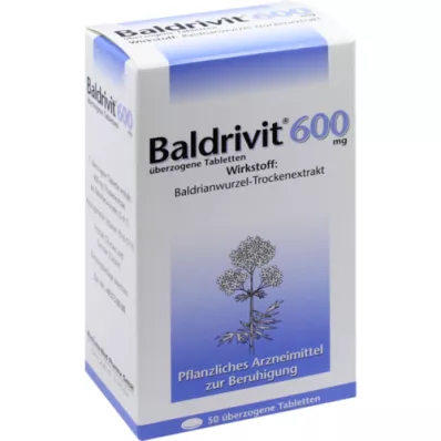 BALDRIVIT 600 mg overtrukket tabletter, 50 stk