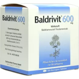 BALDRIVIT 600 mg overtrukket tabletter, 100 stk