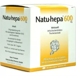 NATU HEPA 600 mg overtrukket tabletter, 100 stk