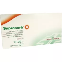SUPRASORB A Kalsiumalginat kompr.10x20 cm, 10 stk
