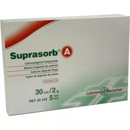 SUPRASORB A Kalsiumalginat Tamp.30 cm 2 g, 5 stk